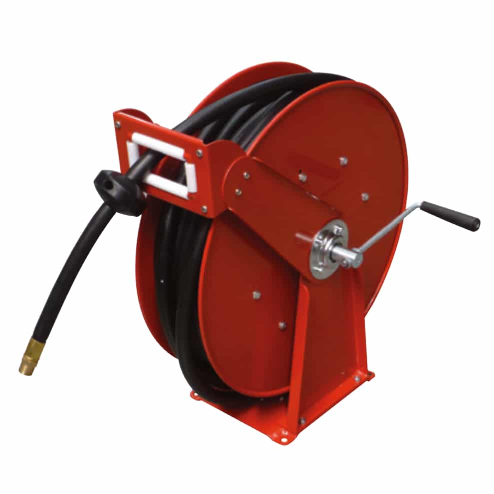 WATER & DIESEL HOSE REEL - RETRACTABLE - HEAVY DUTY | Miniquip