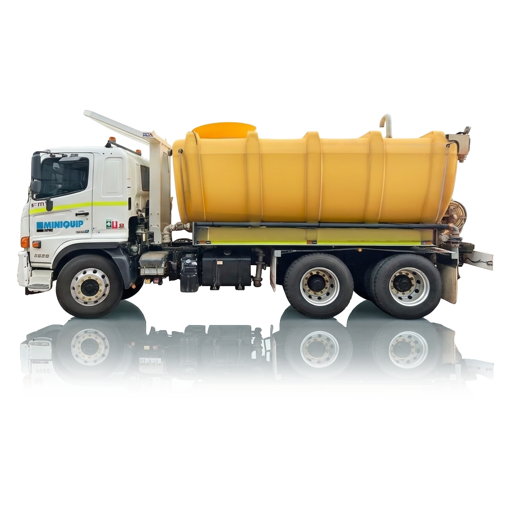 An industrial concrete mixer truck for construction and building projects.